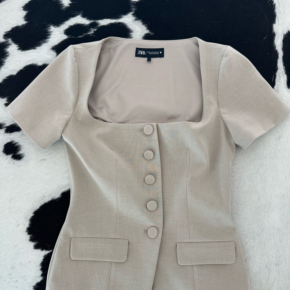 Zara Light Beige Top